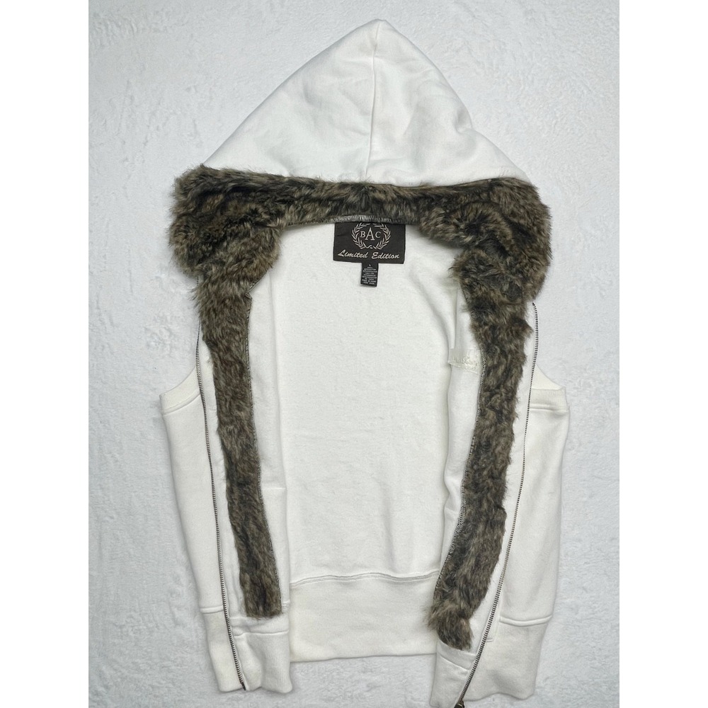 BAC Vest Faux Fur Lined Hat Large Extremely Soft Mackinaw Island Embroidered - Picture 4 of 8